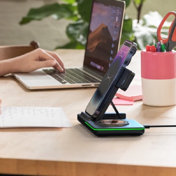 Foldable Three In One Wireless Charger