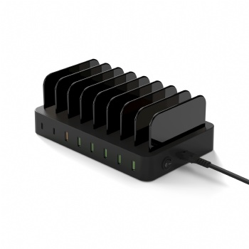 8-Port USB Power Delivery Charging Station - 75 W